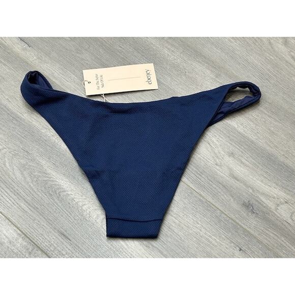 Eberjey Womens Pique Dree Bikini Bottom Low Rise Classic Cut Peaca Size S NWT - Picture 8 of 10